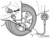 Keep your tire inflation pressures at the proper level.