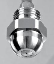 Axial-low flow Series 220 Extremely fine, fog-like hollow cone spray. isinfection umidification Cooling.87".