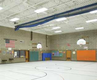Application Examples Gymnasium Conversion from HID to Electronic T8 Additional Benefits - Quiet operation - Improved color - Instant on - Ability to control lamps Utility Calculation: = per fixture x