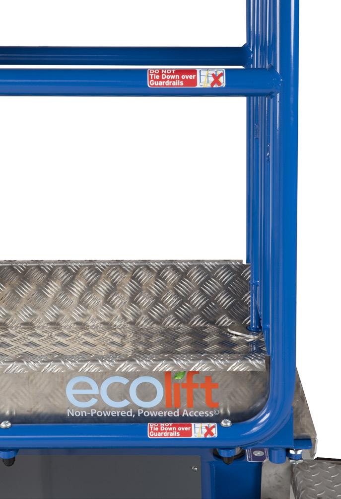 WRRNTY TERMS DECL PLCEMENT WRRNTY Your Ecolift is covered by an 18 month parts/components warranty.