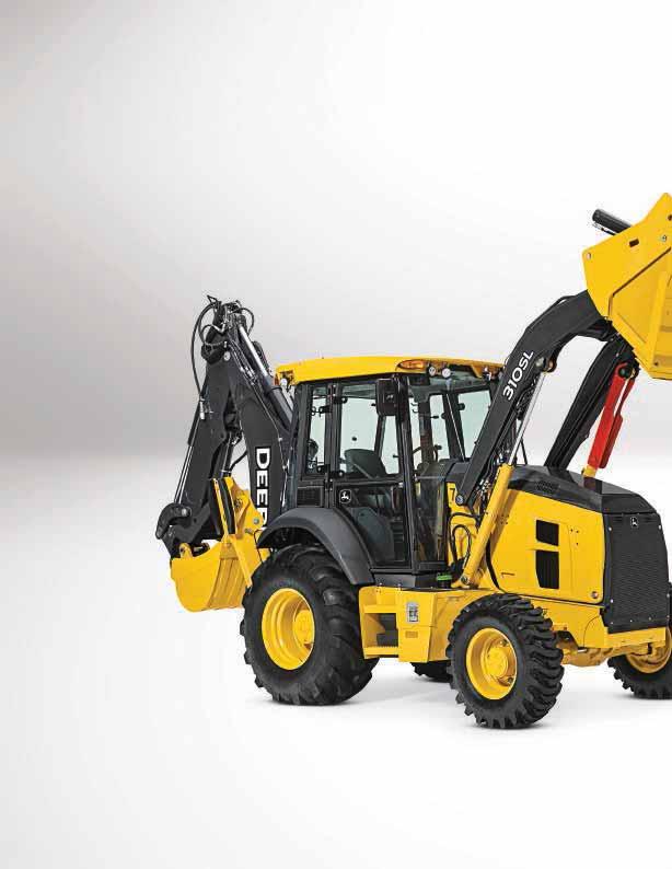 EASY MAINTENANCE KEEP THE PEACE. AND YOUR PEACE OF MIND. Save fuel with economy mode 6WDQGDUGHFRQRP\PRGHFDQEHFRQƟJXUHG separately between loader and backhoe functions.
