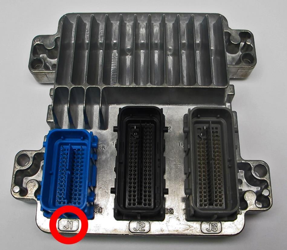 E67 Instructions 1. Start by disconnecting the negative cable to your battery. 2. Locate your ECU and remove the smaller connector attached to the blue connector on the ECU, labeled J1.