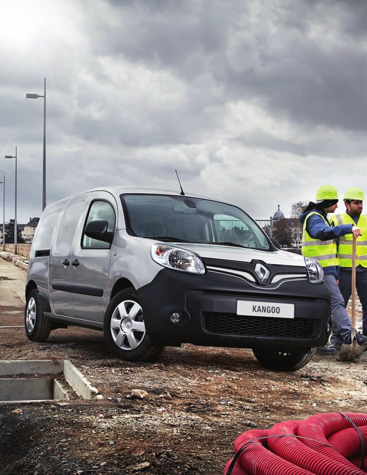 The new Renault Kangoo is equipped with a high level of safety features.