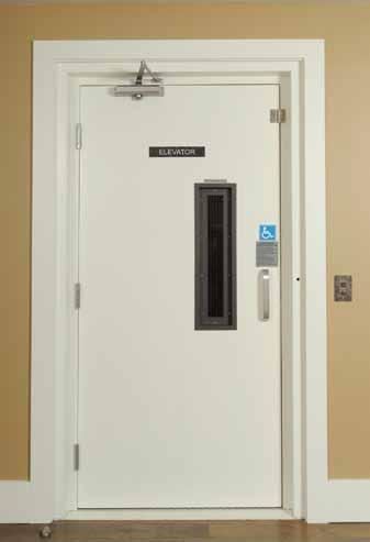 Features & Options (Continued) Hall Doors & Interlocks Hoistway doors are located at each landing.
