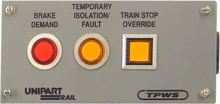 i) When the system is first powered up, this indicator will flash to advise the driver of the TPWS aerial integrity test that is performed during system power up (see below).