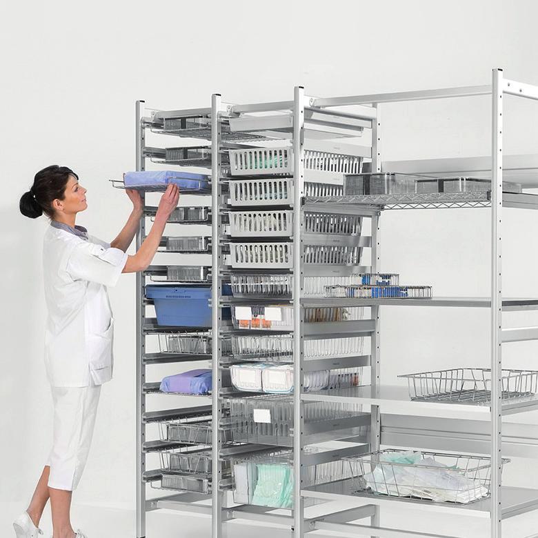 Belintra's UFlex modular storage system was designed to be functional, durable, stable and expandable.