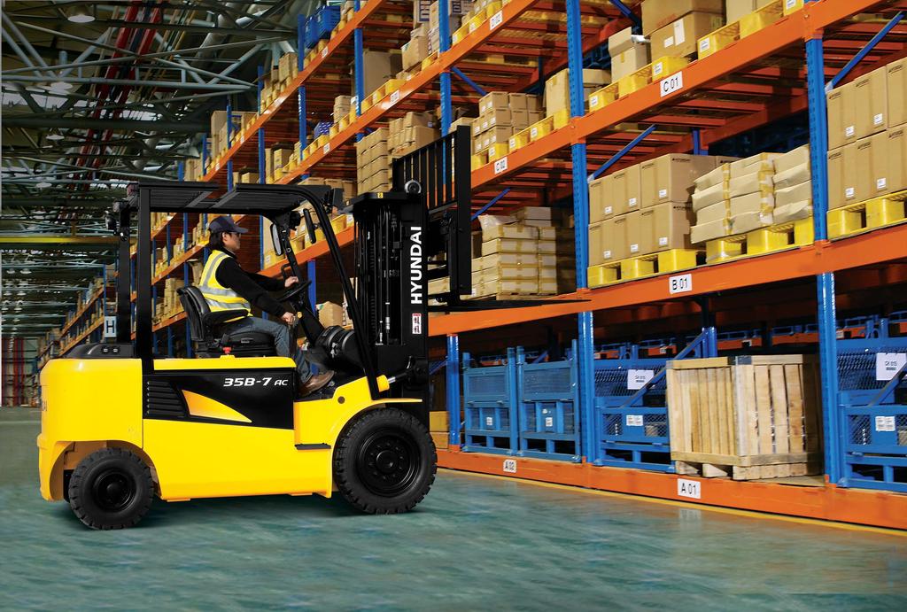 New Criterion of Fork Trucks Hyundai introduces a new line of 7series battery fork trucks.