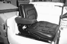 Move the lever to middle for the middleweight position. Push the lever down for the heavyweight position. The back rest angle knob adjusts the angle of the back rest.