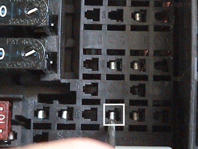 NOTE: I supplied new terminals if you damage or can not get the old ones out of the fuse panel.