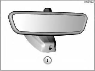 E60 - Rain-light sensor The rain-light sensor detects water on the windscreen and the ambient brightness.