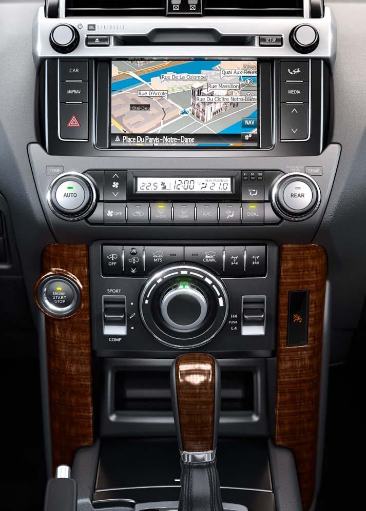 Täiuslik funktsionaalsus Nutikad juhthoovad roolirattal annavad teile ligipääsu tagumisele, eesmisele ja külgmisele kaamerale, mobiiltelefonile, Bluetooth -ile, häältuvastusele ja Toyota Touch 2 & Go