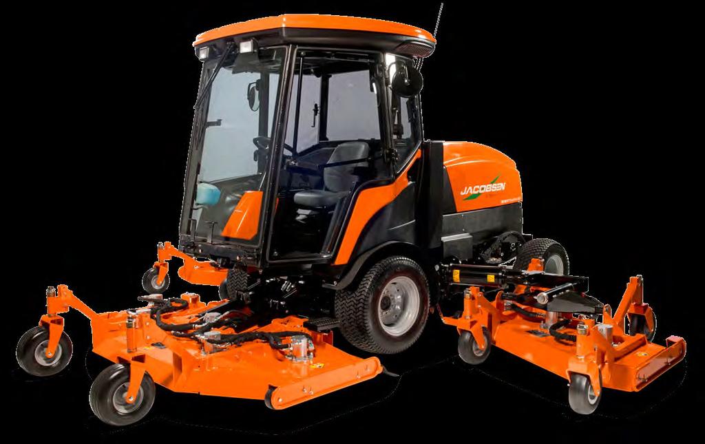 14 HR-9016TTM HIGH-PERFORMANCE ROTARY WITH A 192-INCH WIDTH-OF-CUT. EXPANSIVE RANGE Powerful 99.9 hp Kubota turbocharged diesel engine.