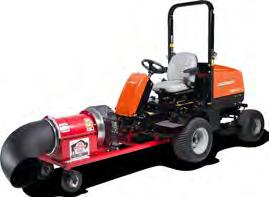RELIABLE OPERATIONS Hydraulic deck and traction drives are