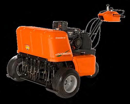 Plow, cultivator, rake and scarifier with leveling blade, ball field conditioner and other attachments available. 18 hp gas engine or 16.6 hp 3-cylinder diesel.