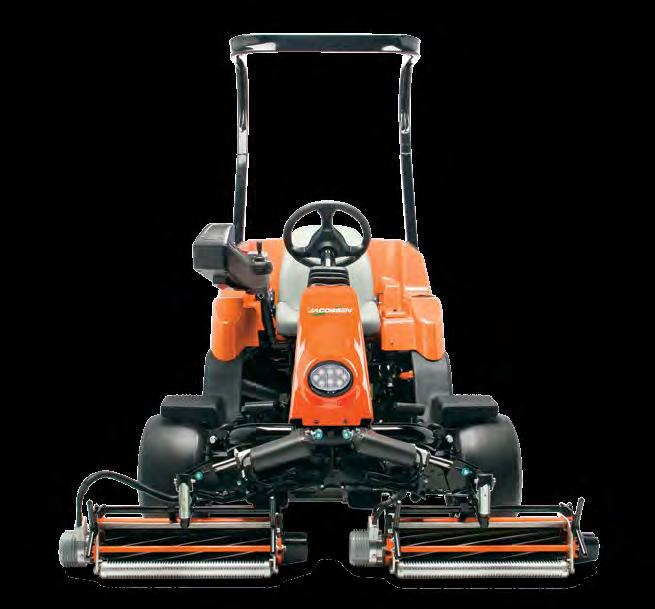 The only riding reel mower that allows you to program and set the frequency of clip (FOC) to fit your unique turf conditions, assuring you consistent results regardless of operator.