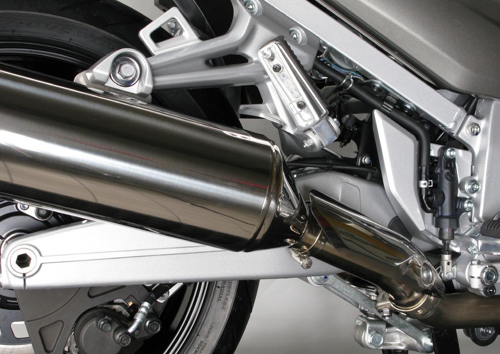 www.akrapovic.com REMOVAL OF STOCK EXHAUST SYSTEM: 1. 2.