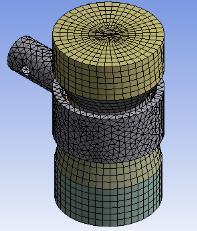 mixture, a 3D volume of flow through the mixtures is shown in Figure 4.2 4.1.4.2. Meshing Figure 4.