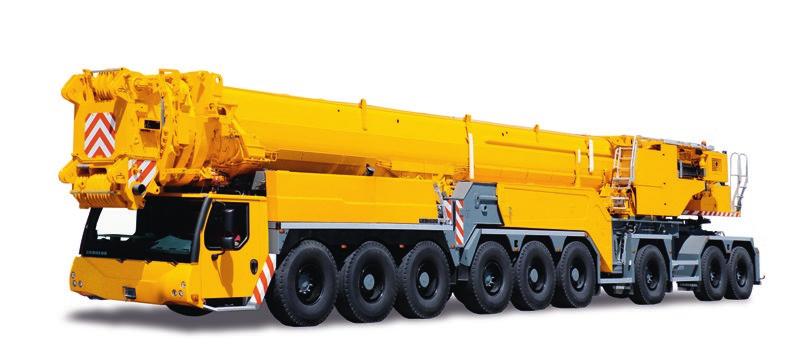 Economical transportation and variable axle loads The LTM 1750-9.