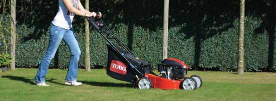 Light, Powerful and a neat Finish Able to tackle rougher grassed areas as well as leave a neat finish on small to medium lawns, this mower is light and easy to use.