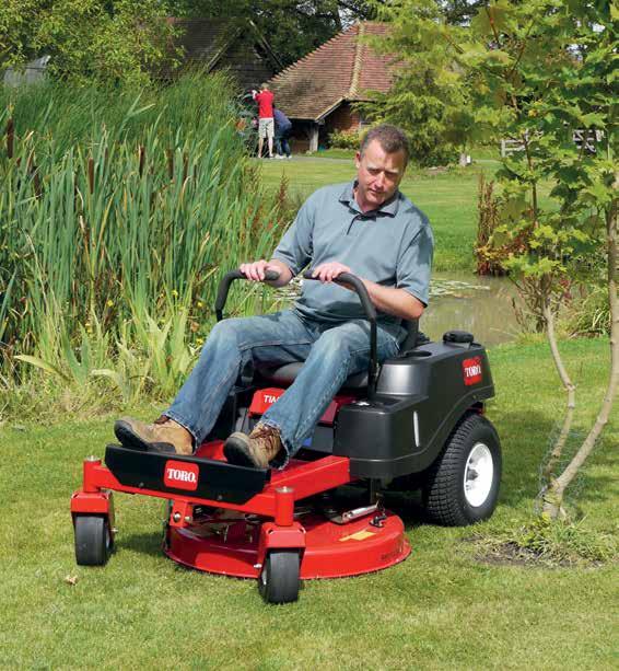 use and best of all, fun to drive, so you can now spend more time enjoying your garden and less time mowing it.