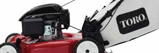 Designed for optimal performance, Toro Engines feature: Smooth Consistent Starting The Auto-choke feature makes it simple and easy to start; no need for choking or priming.