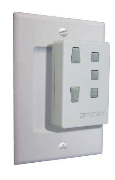 Wall plates are flush mounted and do not require routing a
