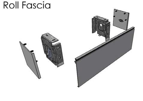 Fascia Including end caps 84mm 67mm 89mm QMotion UK Fascia (3.