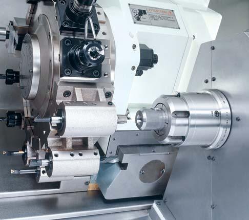 and perform the complete machining with