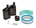 air filter, pre-cleaner, spark plugs, oil filter and synthetic oil.