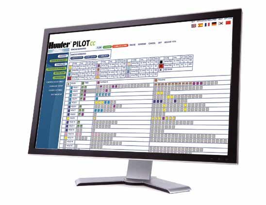 Pilot SOFTWARE Pilot FIELD CONTROLLER Pilot DECODER SYSTEM WEATHER STATION maintenance radio go with the flow Pilot uses your electrical and hydraulic data to efficiently balance sprinkler demand