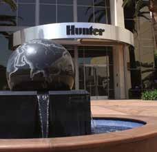 Among the top three irrigation manufacturers, Hunter is
