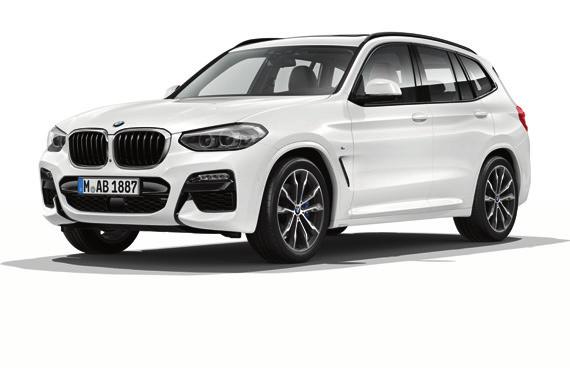 M Sport Highlights In addition / replacement to SE models 19" M light alloy Double-spoke style 698 M wheels, Bicolour Ferric Grey BMW Professional Navigation with 10.