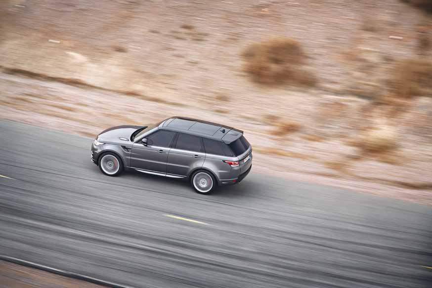 ANOTHER LEVEL IN DESIGN The distinctive design of new Range Rover Sport builds on the core strengths of Range Rover s Design DNA Optimised volume and proportions that give the vehicle a modern,