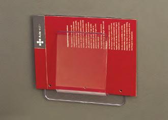 labels for easy identification AX 9144 Document Holder Clear - 260 x
