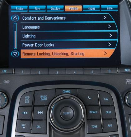speed, timer, C navigation). B A Vehicle Information menu (units, tire pressure, remaining oil life). B. Rotate the switch to scroll through the items of each menu. C. SET/CLR Press to set or clear the displayed menu item or warning message.