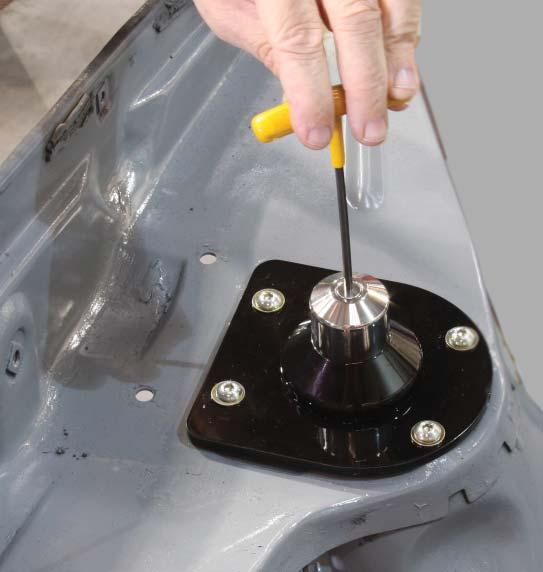 Keep the zerk fi tting to grease the upper bearing at regular oil-change intervals. 33.