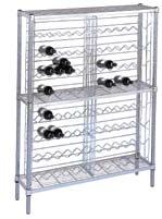 1 757 8 3 / 8 x 21 1 / 2 x 34 1 / 2 213 x 546 x 876 60 11 5 757 756 Bulk Storage Wine Modules Bulk Storage Wine Racks Up to 240 bottle capacity Comprised of 3 shelves, 4 posts and the wine modules