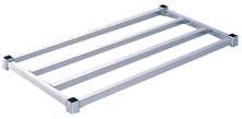AMCO 800.874.0375 Posts and Shelves / AMCO AMCO II Heavy Duty Shelves Manufactured with 1" square steel tubing designed to support weight loads of 1200 lbs of uniformly distributed static weight.