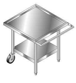 Universal Stainless 800.223.8332 Equipment Stands / Universal Stainless Mixer Stands Available in Stainless Steel or Galvanized bases Top: 16 Gauge 300 Series Stainless Steel Legs: 1 5 / 8" O.D.