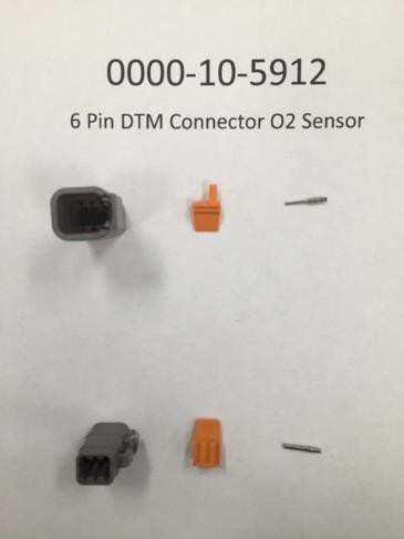 6 pin DTM Connector O2