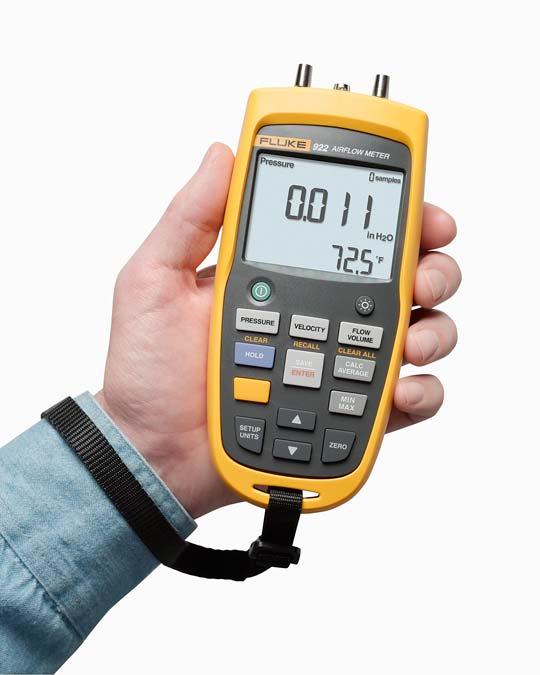 PRODUCT ANNOUNCEMENT There is a better way to measure air flow The New Fluke 922 Airflow Meter Fluke announces the new 922 Airflow Meter, making airflow measurements easy by combining three tools:
