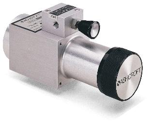 For Pinpoint Setting of Pneumatic Pressures Model AVC Precision Pressure Volume Controller The Ashcroft Pressure Volume Controller is a manually operated device which provides a simple and accurate