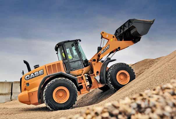 F-SERIES WHEEL LOADERS 721F 821F 921F 10% Lower fuel consumption The high combustion temperature result in optimum engine performance.