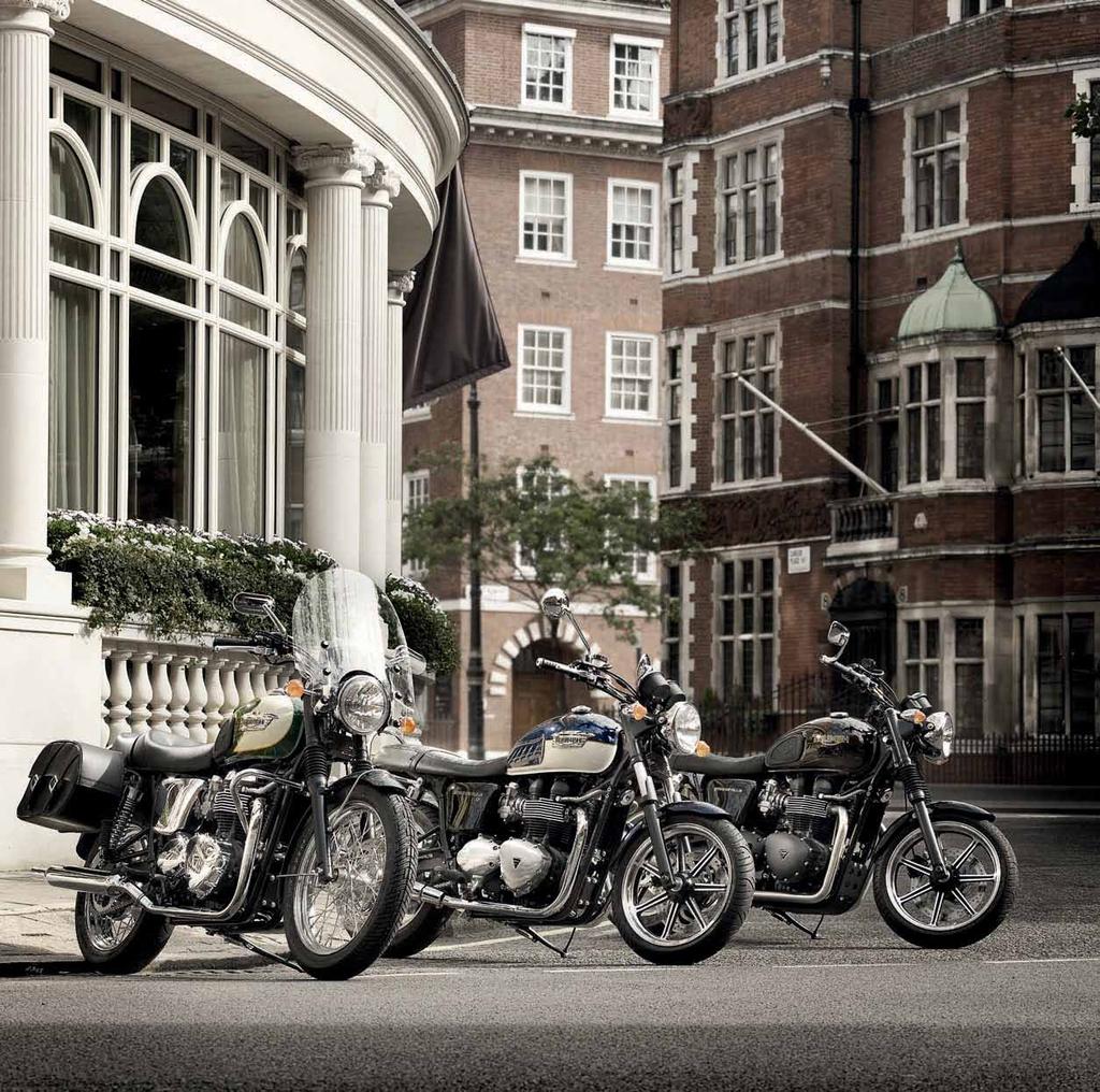 B o n n e v i l l e, B o n n e v i l l e S e a n d T 10 0 Triumph offers a range of functional, performance and aesthetic accessories