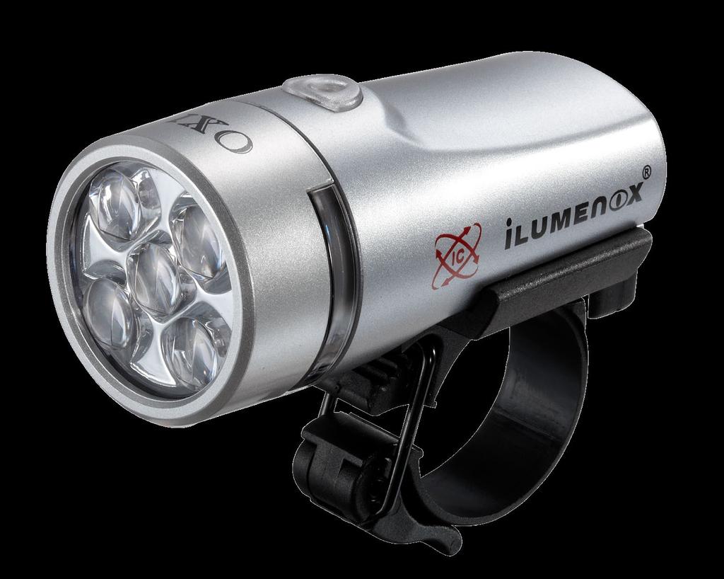OX1 rechargeable headlight is designed with 5 bright white Nichia LEDs (500 candlepower). Rechargeable OX1 will light up your riding activity.