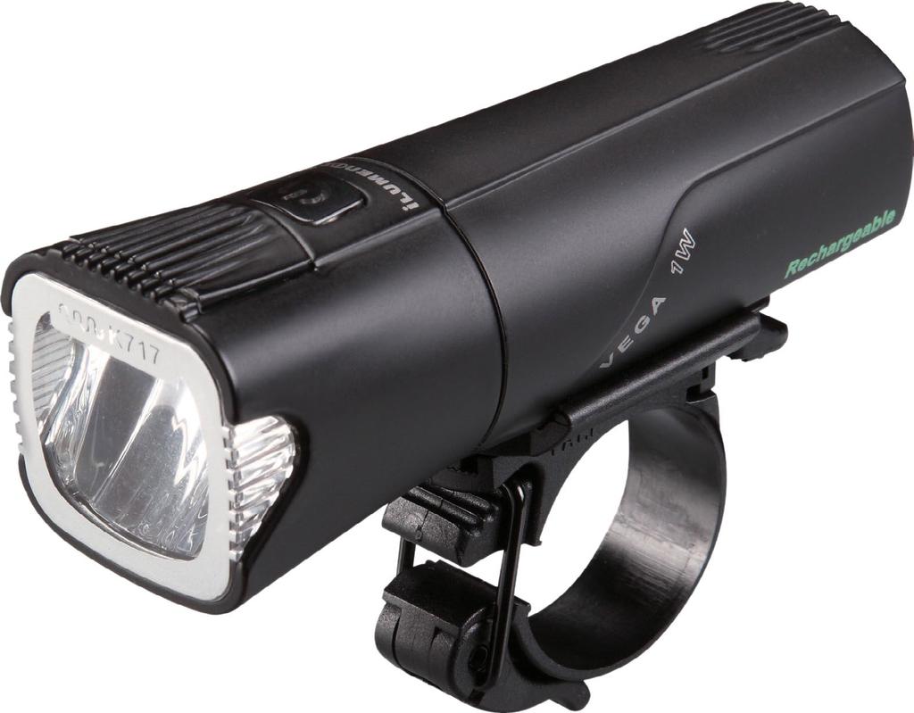 German Standard Bike Light DISCRIPTION VEGA 1W carries the highest level of CREE LED and reflects the light through a reflecting cup precisely and evenly.