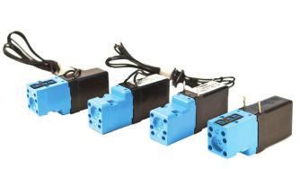 31 SRS Miniature Pneumatic Solenoid Valve 10 mm Manifold Mount Solenoid Valve Typical Applications Product Specifications Mechanical Valve Type: 3 Port, Direct-acting poppet style - Normally Closed -