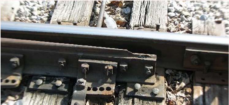 design Typical damage to switch rails/points