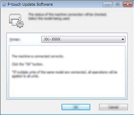 Za zagon programske opreme P-touch Update Software lahko uporabite tudi naslednji način: Kliknite gumb start in izberite [Vsi programi] [Brother P-touch] [P-touch Update Software].