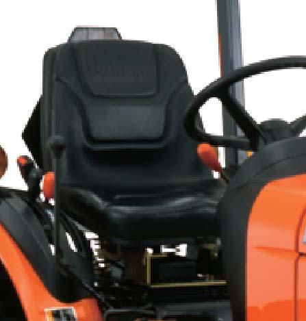 Parking Brake The parking brake keeps your tractor where you want it just pull the convenient